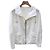 Louis Vuitton Giacca a vento con cappuccio Monogram da donna Condizione/Taglia Bianco
