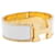 Hermès Bracciale Largo CLIC Clac Oro GM D'oro - vista 3
