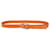 Hermès Wendegürtel 85 Orange Silber