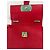 Valentino Borsa Logo con manico superiore rossa Rosso - vista 11