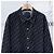 Dior Giacca camicia in denim e velluto Oblique Nero - vista 2