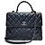 Chanel Lambskin Trendy CC Large Black Silver Nero