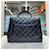 Chanel Lambskin Trendy CC Large Black Silver Nero - vista 2