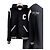 Céline Giacca Varsity con Cappuccio in Lana e Cashmere Teddy Nero