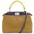 Borsa Fendi Peekaboo Mini 2-Way Marrone Giallo Blu navy