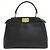 Borsa Fendi Peekaboo Mini 2-Way Nero - vista 2
