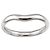 Tiffany & Co. Wide Curved Band Ring aus Platin - Ansicht 2