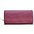 Miu Miu Pink Crocodile Embossed Leather Wallet