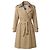 Trench coat de algodón Burberry Beige