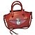 Borsa a mano Giorgio Armani in pelle rossa Rosso - vista 2