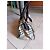 Borsa a mano Burberry Haymarket Marrone Beige - vista 3