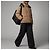 Gucci Herren-Daunenjacke mit GG-Motiv Braun Beige - vista 7