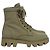 Prada Monolith Canvas Stiefel Khaki - Ansicht 3