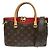Louis Vuitton Pallas Tote Monogram Canvas with Leather BB Castaño - vista 2