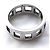 Gucci Vintage Open Square Cutout Ring 925 Silver Unisex M/N Ring Silber - Ansicht 2