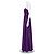 Vera Wang Amethyst trägerloses Kleid Lila - Ansicht 3