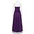 Vera Wang Amethyst trägerloses Kleid Lila - Ansicht 4