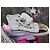Schiaparelli Basket All-Schiap High-Top Canvas Sneaker Weiß Golden - Ansicht 3
