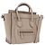 Céline CELINE Luggage Nano Hand Bag Leather 2way Beige Auth 198753V