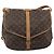 LOUIS VUITTON Monogram Saumur 35 Shoulder Bag M42254 LV Auth ka5729 Monogramma - vista 13