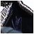 Borsa a tracolla FENDI Zucchino Canvas Mamma Baguette Navy Silver Auth 198353V Argento Blu navy - vista 21