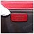Borsa Salvatore Ferragamo Gancini in pelle rossa e argento Auth 196333 Rosso - vista 12