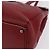 Borsa Salvatore Ferragamo Gancini in pelle rossa e argento Auth 196333 Rosso - vista 15