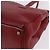 Borsa Salvatore Ferragamo Gancini in pelle rossa e argento Auth 196333 Rosso - vista 17