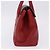 Borsa Salvatore Ferragamo Gancini in pelle rossa e argento Auth 196333 Rosso - vista 6