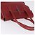 Borsa Salvatore Ferragamo Gancini in pelle rossa e argento Auth 196333 Rosso - vista 8