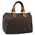LOUIS VUITTON Monogram Speedy 25 Hand Bag M41528 LV Auth 198256 Monogramma