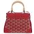 Borsa a mano GOYARD Herringbone Saigon PVC Rossa Auth 196004SM Rosso - vista 2