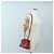 Borsa a mano GOYARD Herringbone Saigon PVC Rossa Auth 196004SM Rosso - vista 25