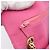 Borsa a tracolla con catena CHANEL 2.55 in jersey di cotone Pink Gold CC Auth 198733M Rosa D'oro - vista 27