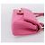 Borsa a tracolla con catena CHANEL 2.55 in jersey di cotone Pink Gold CC Auth 198733M Rosa D'oro - vista 4