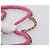Borsa a tracolla con catena CHANEL 2.55 in jersey di cotone Pink Gold CC Auth 198733M Rosa D'oro - vista 8