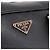 Borsa PRADA Saffiano Black Gold Tone Auth am12372SAM Nero - vista 19
