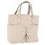 Borsa GUCCI GG Canvas Beige Silver 002 1080 Auth 198481 Argento