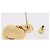 CHANEL Coco Heart Pierce metallo Tono Oro CC Auth 198850V - vista 10