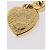 CHANEL Coco Heart Pierce metallo Tono Oro CC Auth 198850V - vista 11