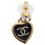 CHANEL Coco Heart Pierce metallo Tono Oro CC Auth 198850V - vista 2