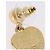 CHANEL Coco Heart Pierce metallo Tono Oro CC Auth 198850V - vista 4