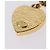 CHANEL Coco Heart Pierce metallo Tono Oro CC Auth 198850V - vista 6