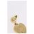 CHANEL Coco Heart Pierce metallo Tono Oro CC Auth 198850V - vista 9