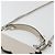 Sac à épaule FENDI Canay Chain en cuir 2 voies Gris Argent 8BT283 Auth 198665M Marron Argenté - vue 14
