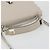 Sac à épaule FENDI Canay Chain en cuir 2 voies Gris Argent 8BT283 Auth 198665M Marron Argenté - vue 7