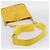 Hermès Borsa a tracolla HERMES Evelyn 3PM in pelle Taurillon Clemence Gialla Auth ka5719SAV Argento Giallo - vista 7
