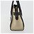 Céline CELINE Luggage Micro Shopper Hand Bag Leather White Gold Auth 196632V Bianco D'oro - vista 3