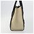 Céline CELINE Luggage Micro Shopper Hand Bag Leather White Gold Auth 196632V Bianco D'oro - vista 4