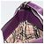 Borsa a tracolla BURBERRY in pelle viola argento Auth 198744A Porpora - vista 18